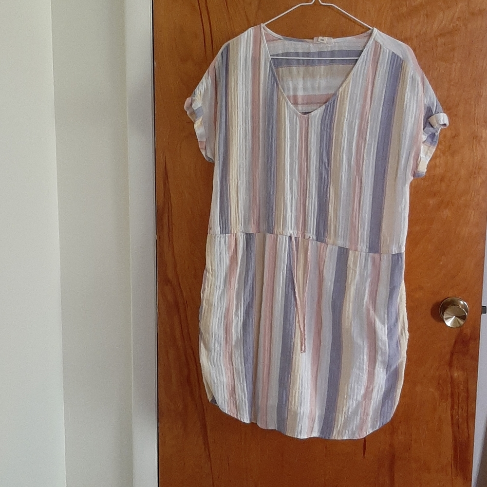 a.n.a. dress with pockets